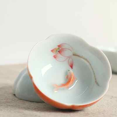 50ml Hand-painted Ceramic Pu 'er Tea Sets Portable Chinese Tea Sets Accessories