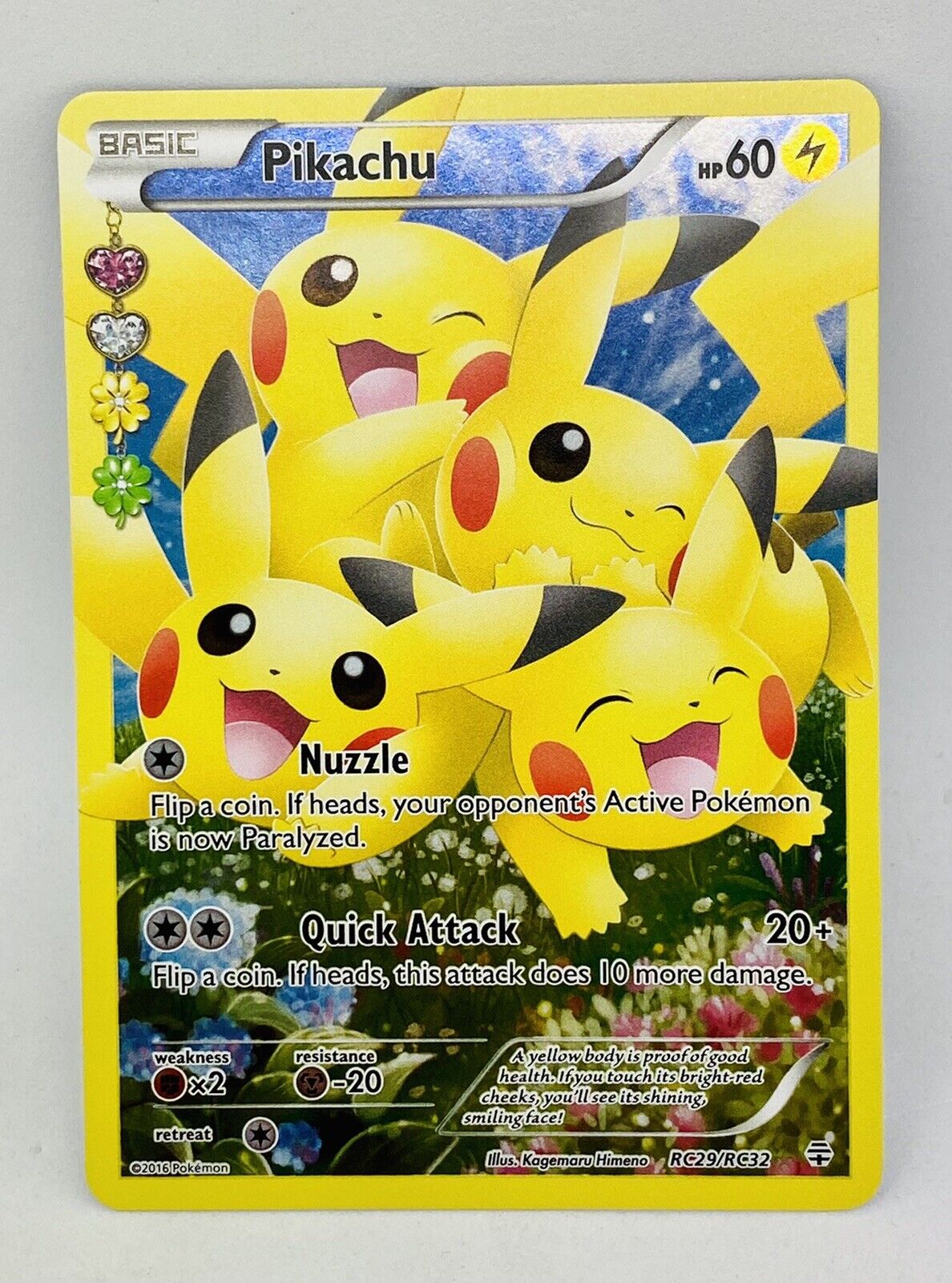 Pikachu RC29/RC32 XY Generations Holo Ultra Rare Pokemon Card Excellent Cond