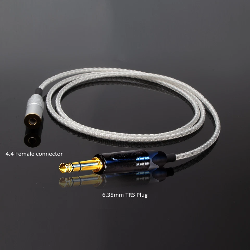 2.5mm/3.5mm/4.4mm/6.35/XLR Male Plug to 4.4mm Female Extension Headphone Cable - Image 3 of 4