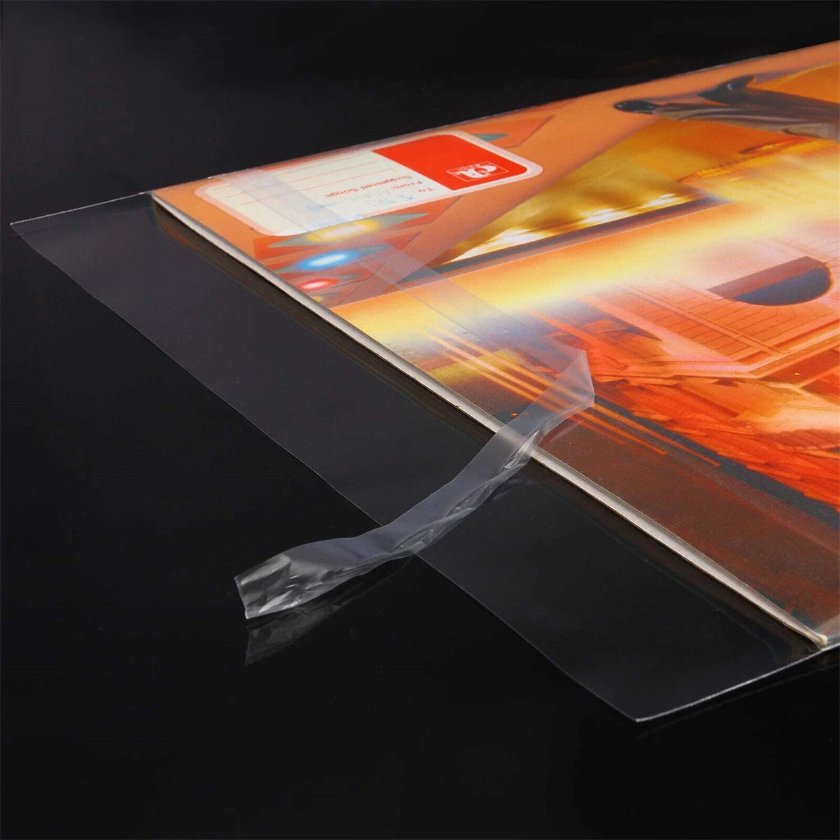 200PCS NEW PREMIUM THICK LP / 12" PLASTIC OUTER RECORD COVER SLEEVES 80um