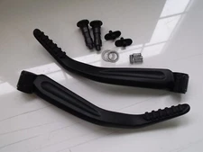 DUCATI DIAVEL GEN 1 L+R REAR PASSENGER PILLION FOOTREST PEGS + HARDWARE 10 - 15