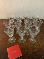 11 Liquor Glasses Model  In Baccarat Crystal Price Per Unit 