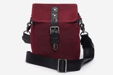 ONA Bond Street Canvas Camera Bag Burgundy  New v2