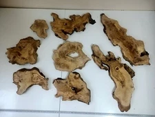 Live Edge Project Ready Olive Wood Slab Set for DIY Epoxy, Ready for Resin Table