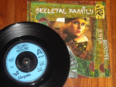 Skeletal Family vinyl 7'' single Just A Minute CHS3015 UK 1986 Clean Test Play Ex