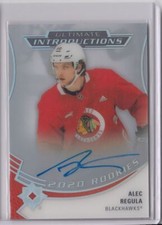 2020-21 Upper Deck Ultimate Collection Introductions Autographs Alec Regula RC