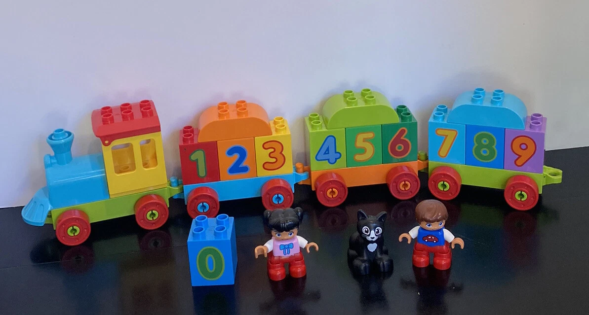 en milliard Highland Rengør rummet LEGO DUPLO Number Train #10847 My First Learning Counting 100% Complete |  eBay