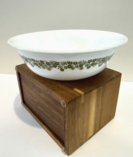 Pyrex Spring Blossom Crazy Daisy Corelle Replacement Bowl Green 6.25" Vintage