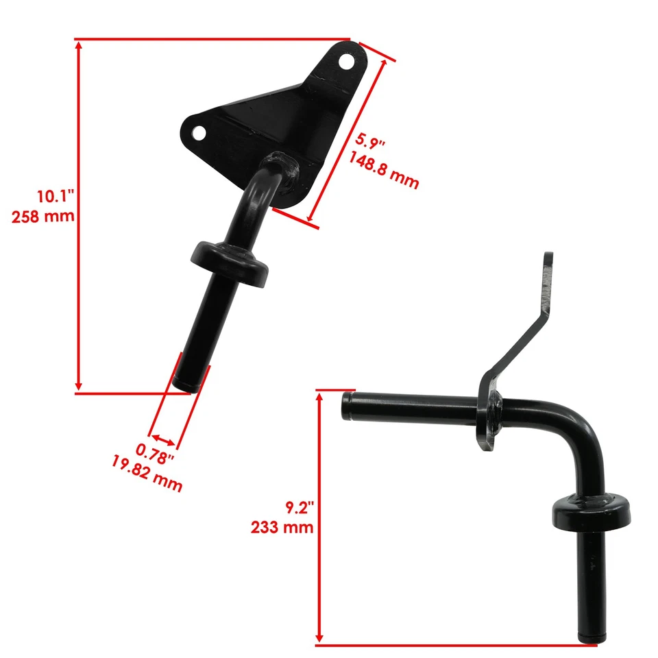 Braço de eixo Caltric LH para Simplicity Regent EX 38" 22 hp / 46" 23 hp / 48" 25 hp - Imagem 2 de 4