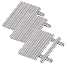Probrico 30Pack 3'' Hole Center Cabinet Pulls Drawer T Bar Handles Brushed