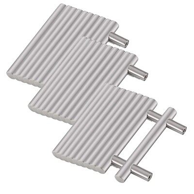 Probrico 30Pack 3'' Hole Center Cabinet Pulls Drawer T Bar Handles Brushed