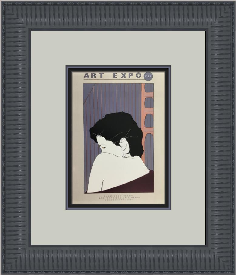 Patrick Nagel Art Expo Cal Custom Framed Print | eBay
