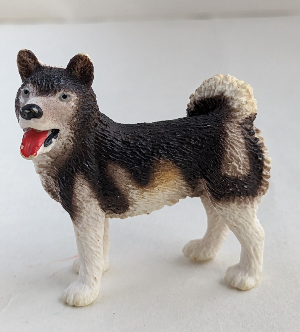 permanent vacation 中古品　Shaky Hound 1995 Vintage Retired Schleich Siberian Husky Dog Play Animal