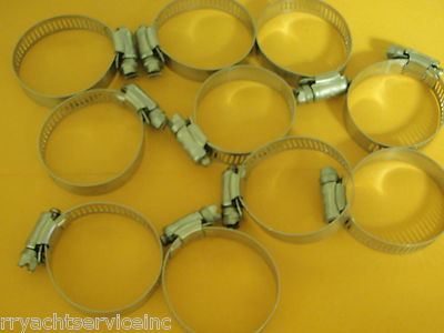 HOSE CLAMPS MARINE 300 STAINLESS SIZE 12 SAE 282 670040012 BOX 10 TRIDON 1/2BAND