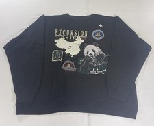 Nuevo de Lote Antiguo Galt Sand XL Sudadera GIANT PANDA China Excursion Años 90 Gráfico Grande