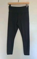 KO Zara Women's Athletic/Yoga Ankle Leggings Black Solid Size 4