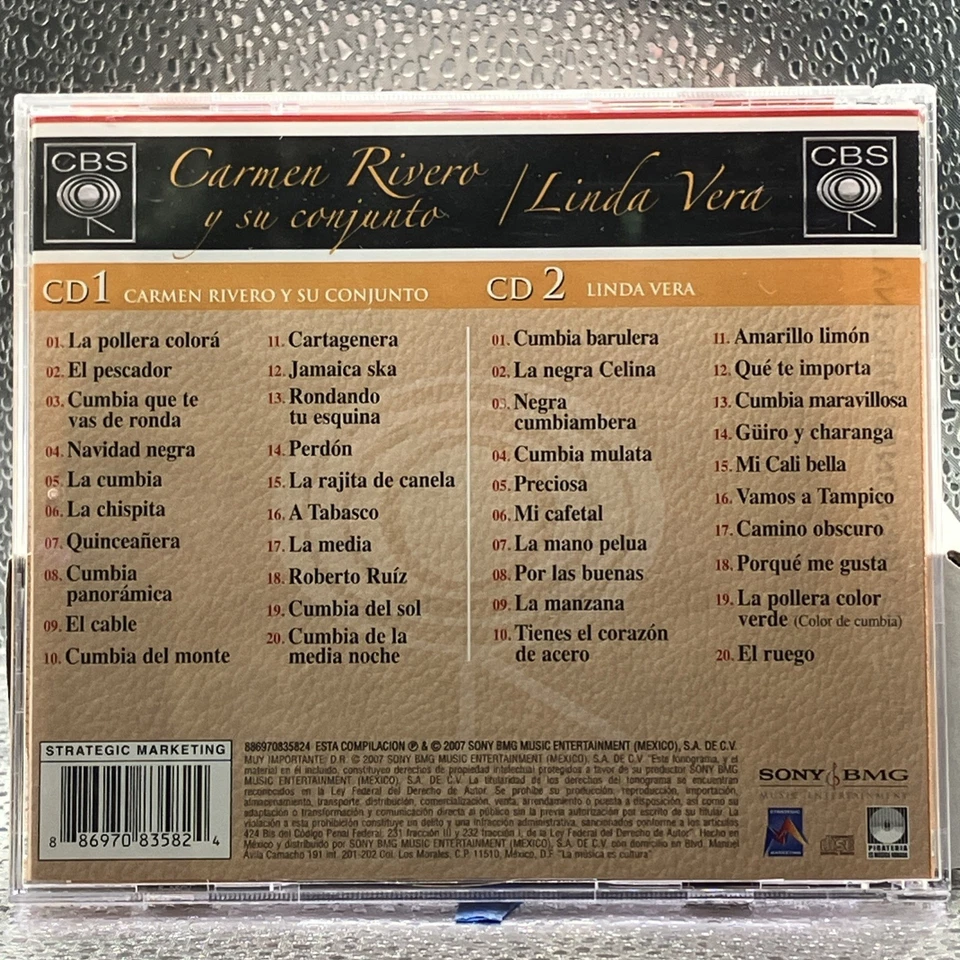 Carmen Rivero / Linda Vera - La Gran Coleccion 60 Aniversario CBS 2 CD's  - Image 2 of 4