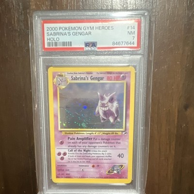Sabrina's Gengar ポケモンカード 80 HP Pokémon Sabrina's Gengar 014/132 Gym Heroes Holo PSA 7 80 HP | eBay