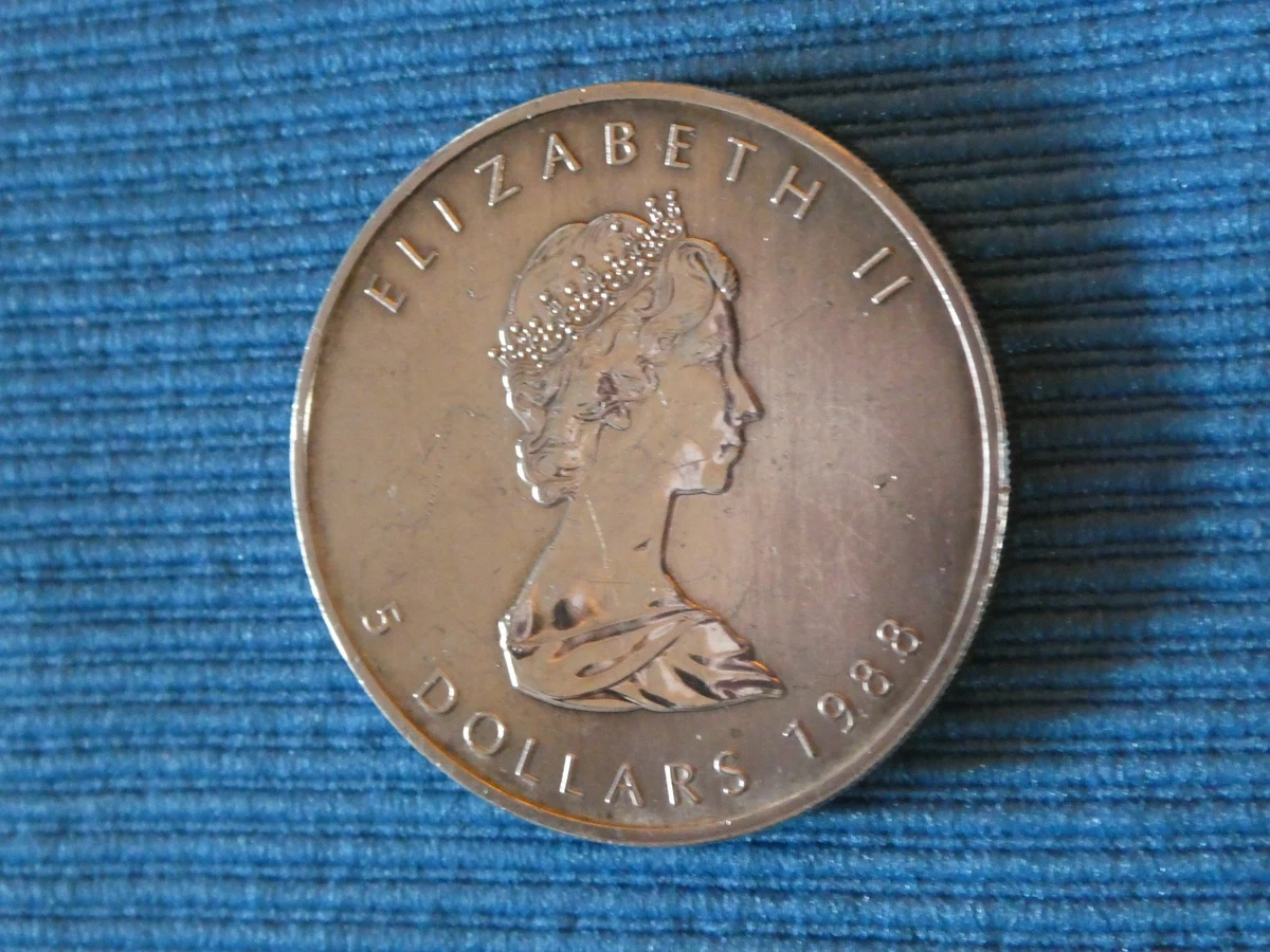Canadian 5 Dollar Coin In Silver Bullion Coins for sale | eBay