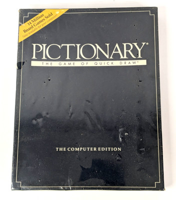 Pictionary The Game of Quick Draw The Computer Editon 1990 Commadore Amiga NEW