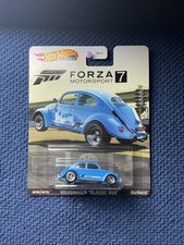 Hot Wheels- Premium Real Riders- Volkswagen Classic Bug- Forza- New/ Unopened