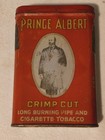 Prince Albert Crimp Cut Pipe Cigarette Tobacco Tin Can Pocket Vintage Metal Red — photo 2