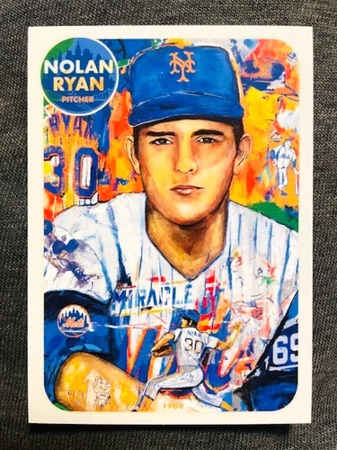 2020 Topps Project 2020 #67 Nolan Ryan 1969 Card By Andrew Thiele