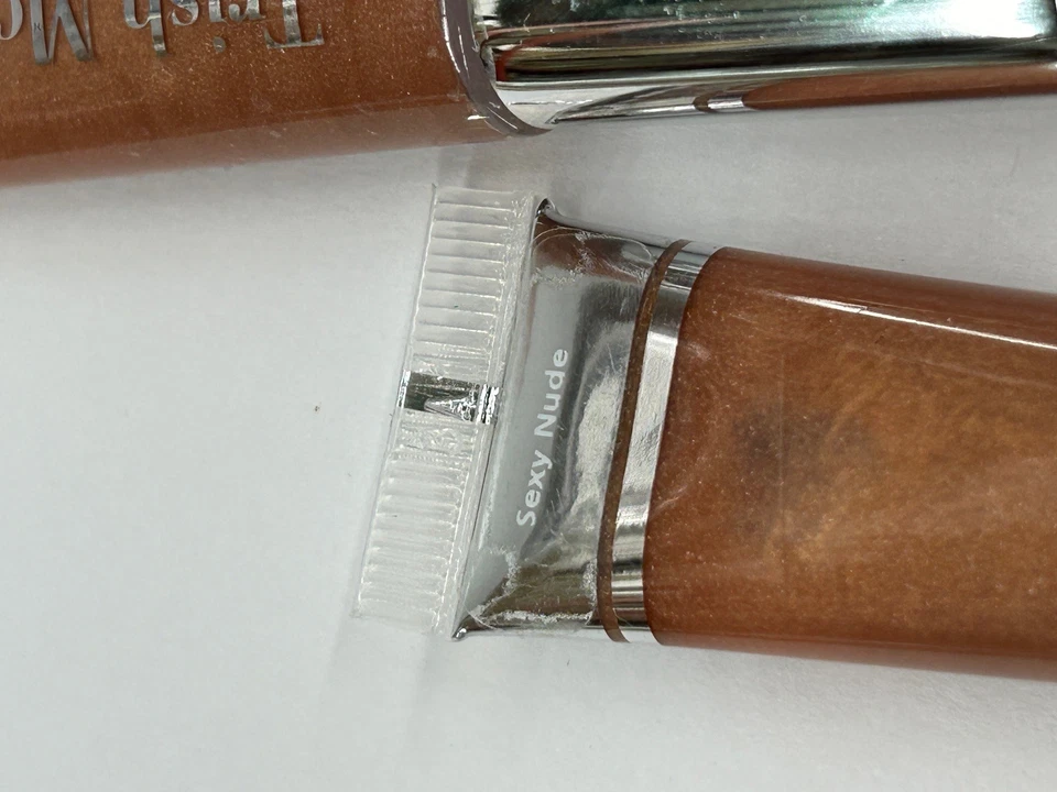 4X - Brillo de labios Trish McEvoy Beauty Booster - Desnudo 0,28 oz Nuevo sin caja  Foto 3 de 3