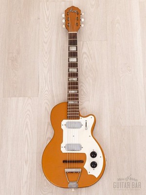 1957 Kay K142 Vintage Neck Through Electric Guitar Copper, 100