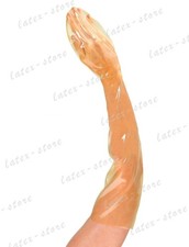 Latex Gummi Rubber long opera gloves finger-less Mittens costume customized 993