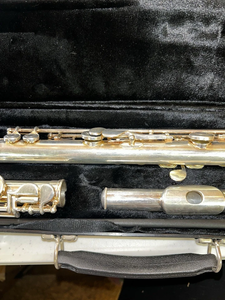 Flauta Communhardt Modelo 30 Agujero Abierto Buen Estado Funciona Estuche Original / LEER Foto 4 de 4