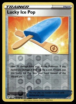 Lucky Ice Pop 150/203 Evolving Skies Pokemon Reverse Holo NM Englisch