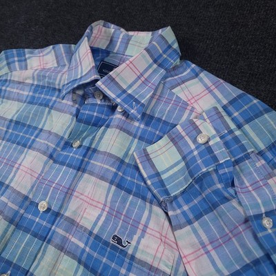 Men's Vineyard Vines Long Sleeved Classic Fit Tucker Button Up Shirt Small
