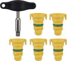 7 Pack Oil Drain Plug Fit for 20112024 Ford F150 F150 Mustang Bronco Edge Exp...