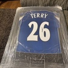 John Terry Chelsea Signed Shirt Framed From The Fan Cave