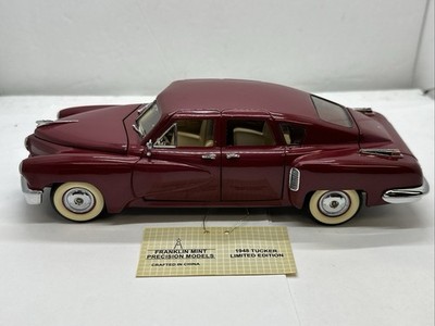 Franklin Mint 1948 Tucker Red / Maroon 1:24 Diecast Original Box