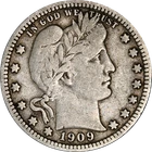 1909-P Barber Quarter