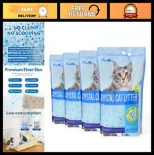 Non-Clumping Cat Litter Crystals - Odor Control, Low Dust, Lightweight, 17.2 lbs