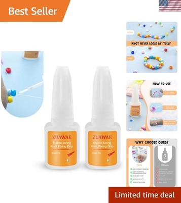 Jewelry Glue for Elastic String, Clear Craft Glue Elastic String Kont Fixing ...