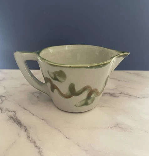 Vintage Louisville Stoneware Pottery Kentucky  HARVEST PEAR Hand Painted CREAMER