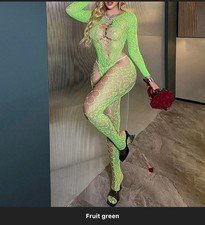 Neon Green Lace Bodysuit
