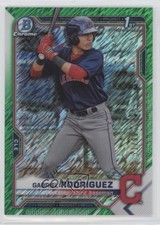 2021 Bowman Chrome Prospects Green Shimmer Refractor 71/99 Gabriel Rodriguez 7i2