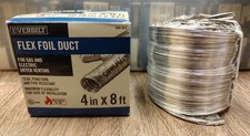 Everbilt Flex Foil Duct 4 in. x 8 ft. Heavy Duty Aluminum for Gas/Electric Dryer