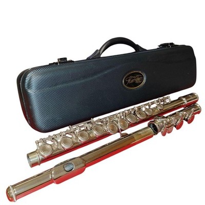 Kaerntner Kfl-25 Flute C Key Silver Plated Beginner Instrument Student Flute