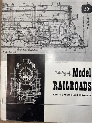 Catalog of Model Railroads 1956 Edition Kits Supplies Accessories Vintage