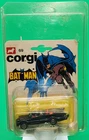 Vintage Corgi Batmobile w/ Batman & Robin #56006 in protector