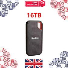 Portable Drive 16TB External Hard Drive Classic Black - PC Laptop UK