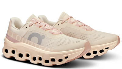 SALE On Cloudmonster MOON FAWN Women's 61.9778 Running Shoes ALL SZS Pink Cloud