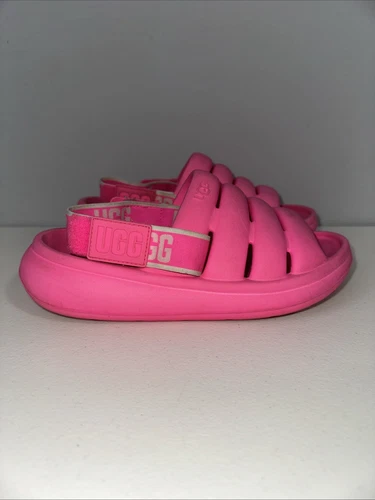 Sandalo UGG donna taglia 7 Yeah Slides sportivo plateau BLK modalità sport slide