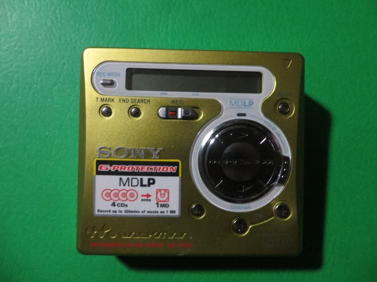 Sony MZ-R700 Green MiniDisc MD Walkman Recorder Player Portable